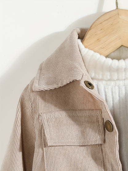 Conjunto infantil de 2 peças: blusa de manga comprida com gola alta e calça comprida. Roupa casual para crianças.