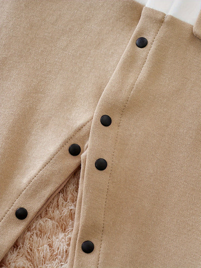 Body infantil de algodão com gravata borboleta, estilo cavalheiro, confortável e de manga comprida, ideal para bebês meninos usarem dentro e fora de casa.