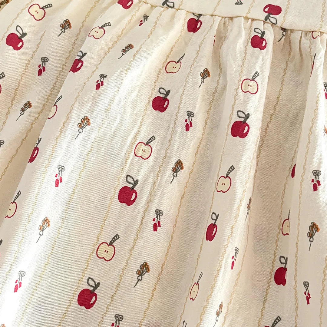 Conjunto de duas peças: vestido princesa sem mangas com estampa floral, roupa leve de verão para bebês e saia floral fofa para meninas.