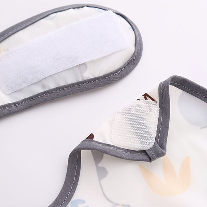 Babador impermeável para bebês e crianças pequenas, com bolso coletor de migalhas, ajuste com botões de pressão, lavável, para meninos e meninas (1 unidade).